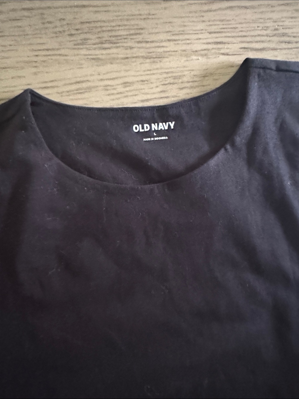 Old Navy Black Short Sleeve Crew Neck Tee
